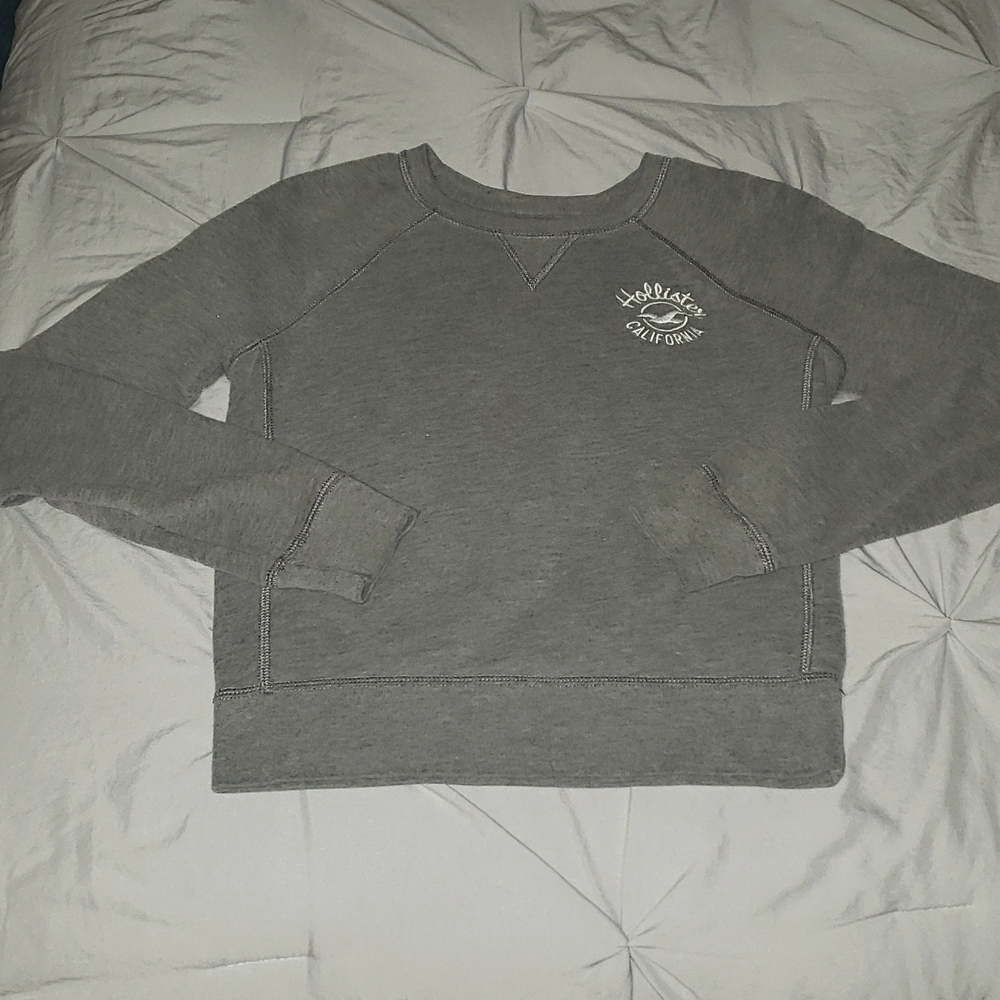 Hollister Gray Sweatshirt